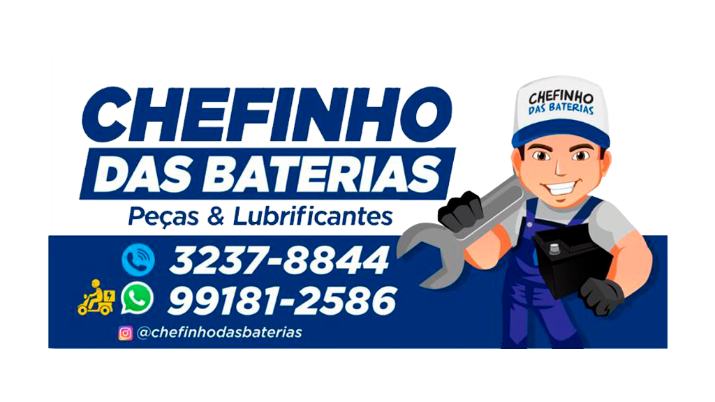 logo CHEFINHO DAS BATERIAS
